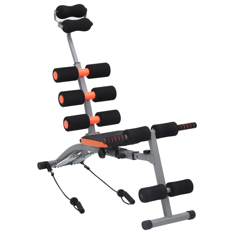 Buikspiertrainer L-Vormig Met Elastische Koorden Terracotta