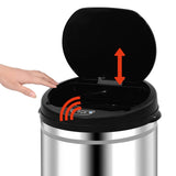 Prullenbak Met Automatische Sensor Roestvrij Staal
