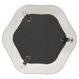 Bijzettafel 2-Laags 38X38X50 Cm Gehard Glas