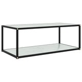 Salontafel Gehard Glas Zwart