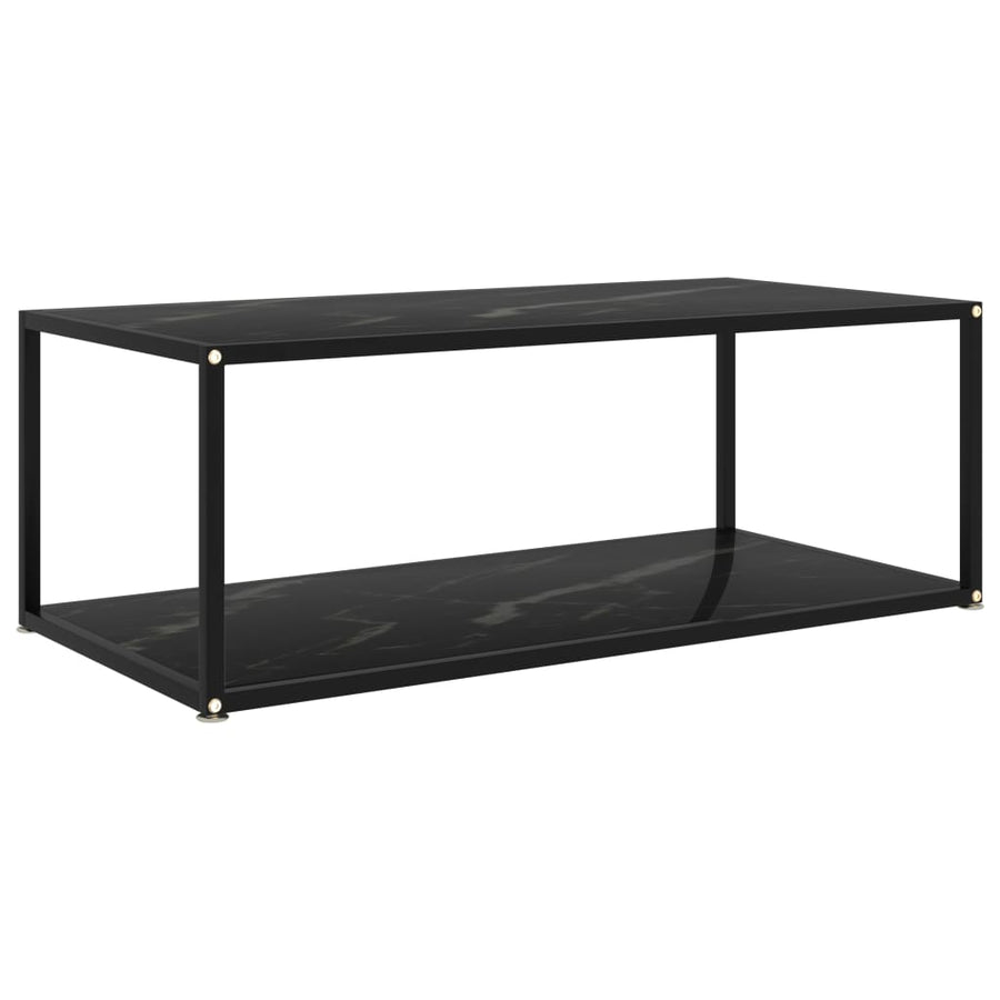 Salontafel Gehard Glas Zwart