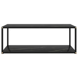 Salontafel Gehard Glas Zwart