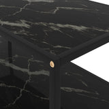 Salontafel Gehard Glas Zwart