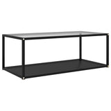 Salontafel Gehard Glas Zwart