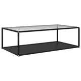 Salontafel Gehard Glas Zwart