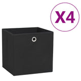 Opbergboxen Met Deksel 28X28X28 Cm Zwart