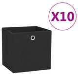 Opbergboxen Met Deksel 28X28X28 Cm Zwart