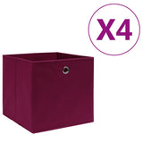 Opbergboxen Met Deksel 28X28X28 Cm Zwart