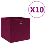 Opbergboxen Met Deksel 28X28X28 Cm Zwart