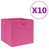 Opbergboxen Met Deksel 28X28X28 Cm Zwart