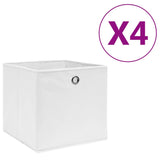 Opbergboxen Met Deksel 28X28X28 Cm Zwart