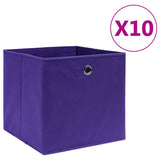 Opbergboxen Met Deksel 28X28X28 Cm Zwart