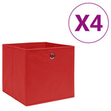 Opbergboxen Met Deksel 28X28X28 Cm Zwart