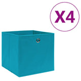 Opbergboxen Met Deksel 28X28X28 Cm Zwart