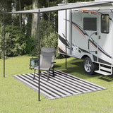 Tenttapijt Hdpe Kleurig En Antraciet En Wit