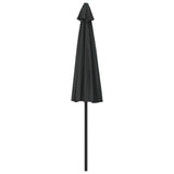 Balkonparasol Half Met Aluminium Paal 270X144X222 Cm