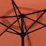 Parasol Met Led-Verlichting En Stalen Paal 300 Cm