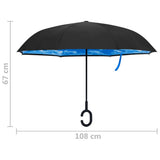 Paraplu C-Handgreep 108 Cm Zwart