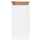 Opbergpotten Met Bamboe Deksels Glas