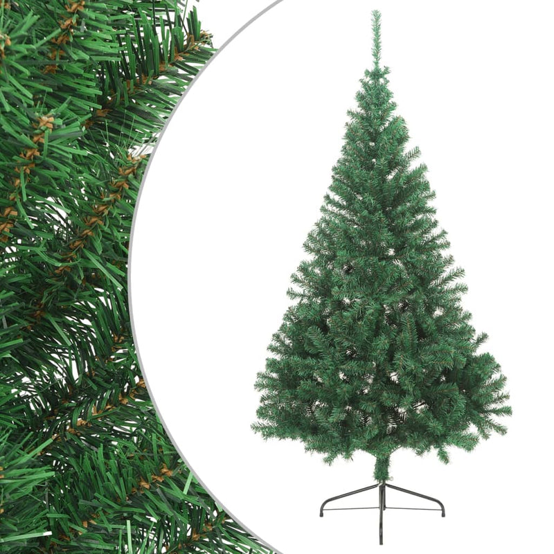 Kunstkerstboom Met Standaard Half 240 Cm Pvc Groen
