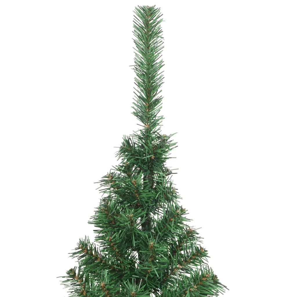 Kunstkerstboom Met Standaard Half 240 Cm Pvc Groen