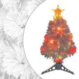 Kunstkerstboom Met Verlichting Glasvezel Wit