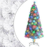 Kunstkerstboom Met Verlichting Glasvezel Wit