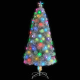 Kunstkerstboom Met Verlichting Glasvezel Wit