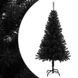 Kunstkerstboom Met Standaard 150 Cm Pvc Zwart
