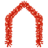 Kerstslinger Met Led-Lampjes Rood