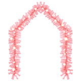 Kerstslinger Met Led-Lampjes Roze