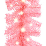 Kerstslinger Met Led-Lampjes Roze