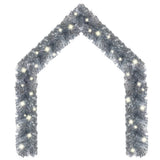Kerstslinger Met Led-Lampjes Kleurig Zilver