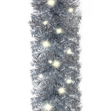 Kerstslinger Met Led-Lampjes Kleurig Zilver