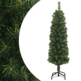 Kunstkerstboom Met Sneeuw Smal Pvc