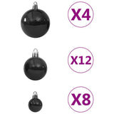 100-Delige Kerstballenset