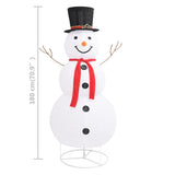 Decoratieve Sneeuwpop Led Luxe Stof