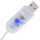 Kerstversiering Rendier 90 Led's Acryl Warmwit