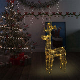 Kerstversiering Rendier 90 Led's Acryl Warmwit
