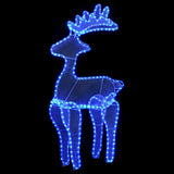 Kerstversiering Rendier Met Mesh 306 Led's 60X24X89 Cm