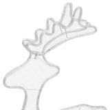 Kerstversiering Rendier Met Mesh 306 Led's 60X24X89 Cm