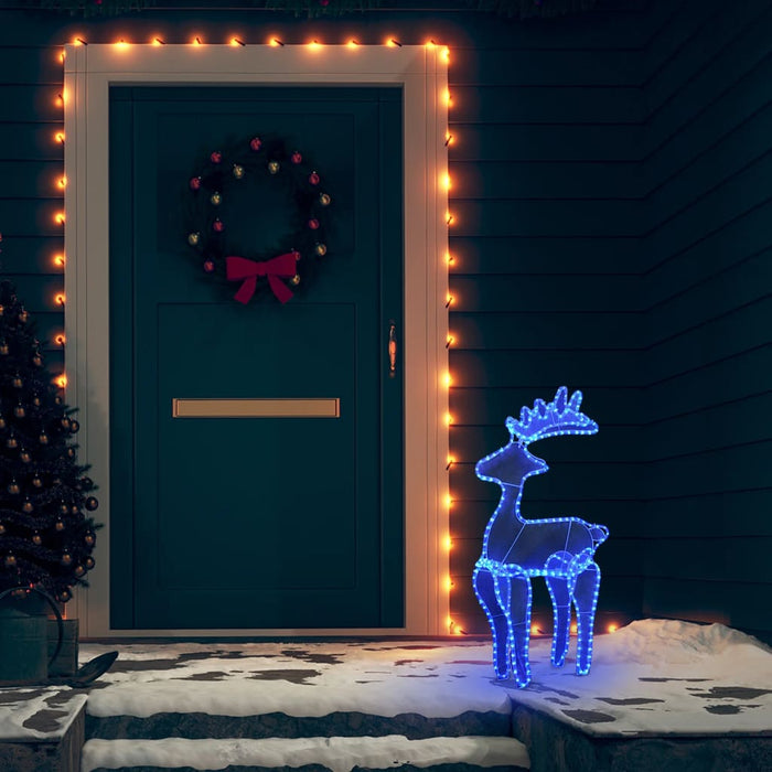 Kerstversiering Rendier Met Mesh 306 Led's 60X24X89 Cm