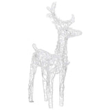 Kerstversiering Rendieren En Slee 160 Led's 130 Cm Acryl Warmwit