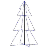 Kegelkerstboom 200 Led's Binnen En Buiten 98X150 Cm Blauw