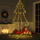 Kegelkerstboom 240 Led's Binnen En Buiten 115X150 Cm Warmwit