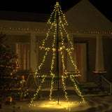 Kegelkerstboom 240 Led's Binnen En Buiten 115X150 Cm Warmwit