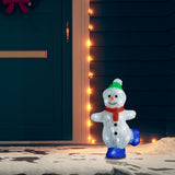 Kerstfiguur Kerstman Led Binnen En Buiten 28 Cm Acryl