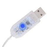 Lichtsnoer Met 200 Led's 8 Functies Koudwit