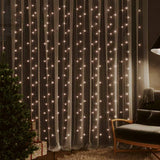 Lichtsnoergordijn Met 300 Led's En 8 Functies 3X3 M Meerkleurig