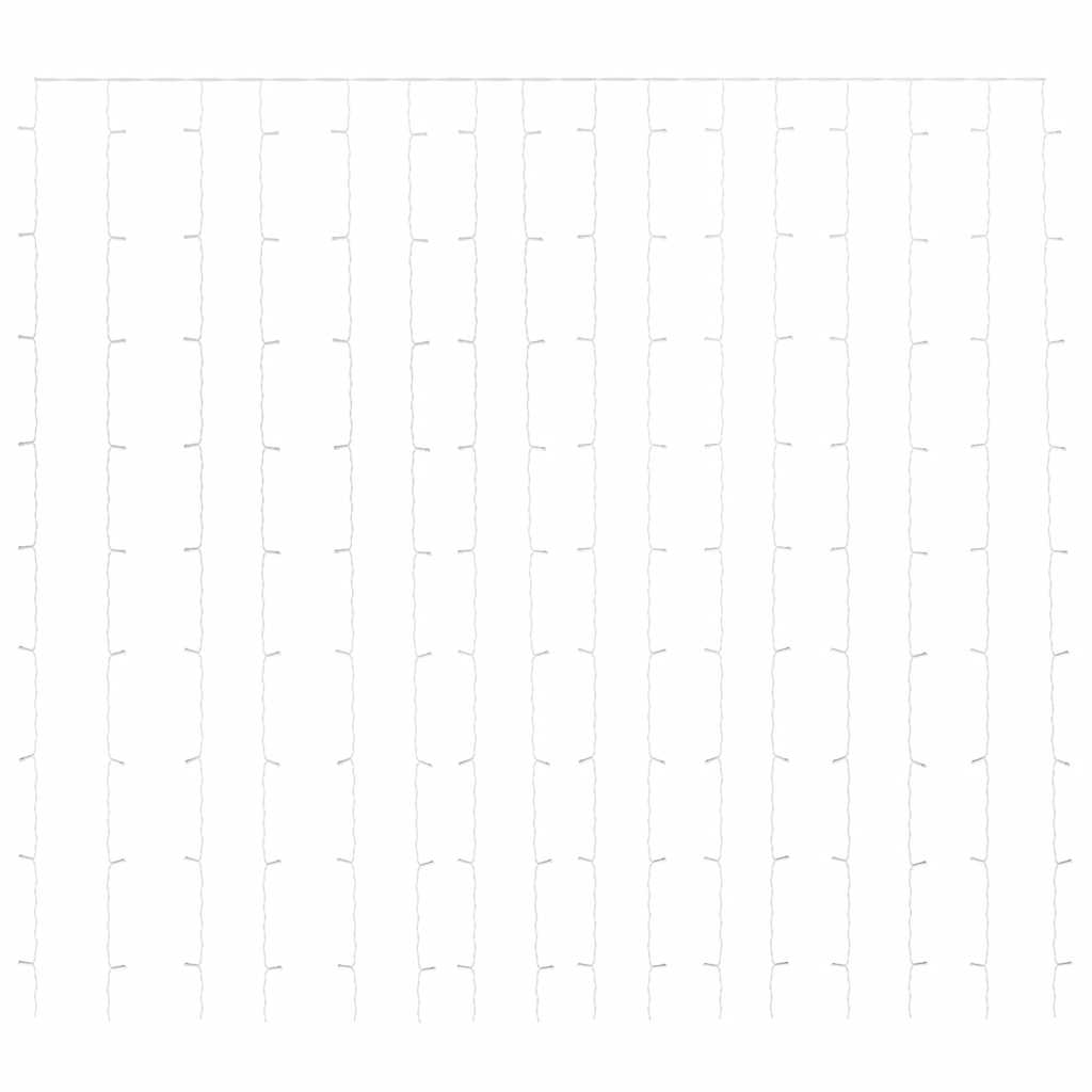 Lichtsnoergordijn Met 300 Led's En 8 Functies 3X3 M Meerkleurig